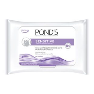 Toallas Desmaquilladora Ponds Sensiti Ve 25 Unidades