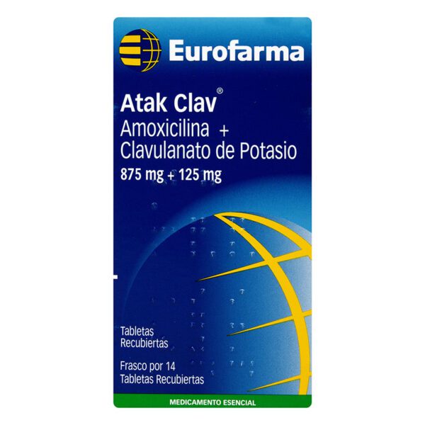 Atak Clav 875 Mg 14 Tabletas(3%+) - Imagen 2