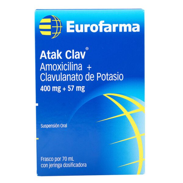 Atak Clav 400/57 Mg Frasco X 70 Ml - Imagen 2