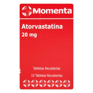 Atorvastatina 20 Mg 10 Tabletas Momenta