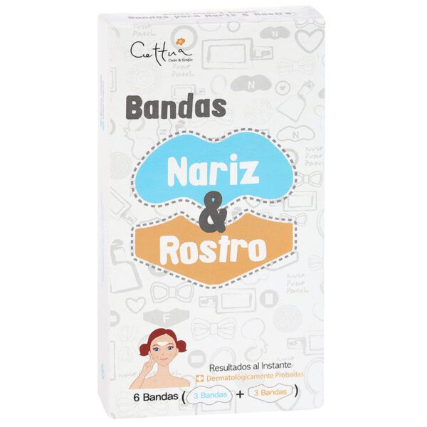 Banda Nariz Y Rostro Cettua 6 Unidades - Imagen 2