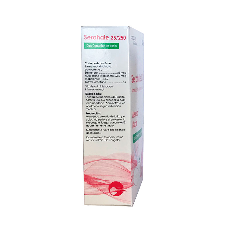 Serohale 25/250Mg Aerosol 120 Dosis (A) - Imagen 2