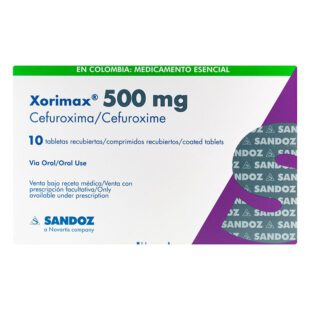 Xorimax 500 Mg 10 Tabletas Sz