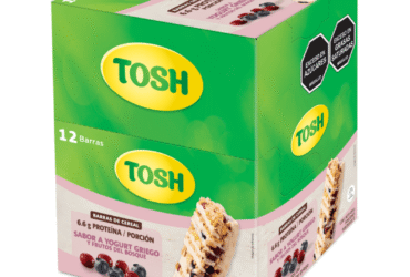 BARRA TOSH YOGURT FRUTOS ROJ 38 GR 12UND
