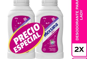 2 TALCO MEXSANA LADY 85 GR P.E
