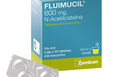FLUIMUCIL EFERVECENTE 600 MG 20 TABLETAS