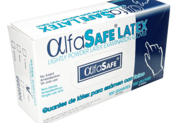 GUANTE EXAMEN ALFA LATEX 100 UND L